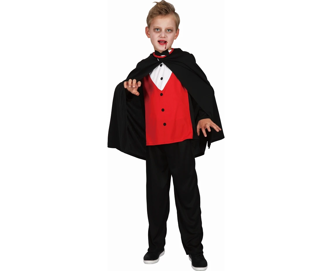Role play-set for kids Gothic Vampire (cape, shirt), size 130/140 cm
